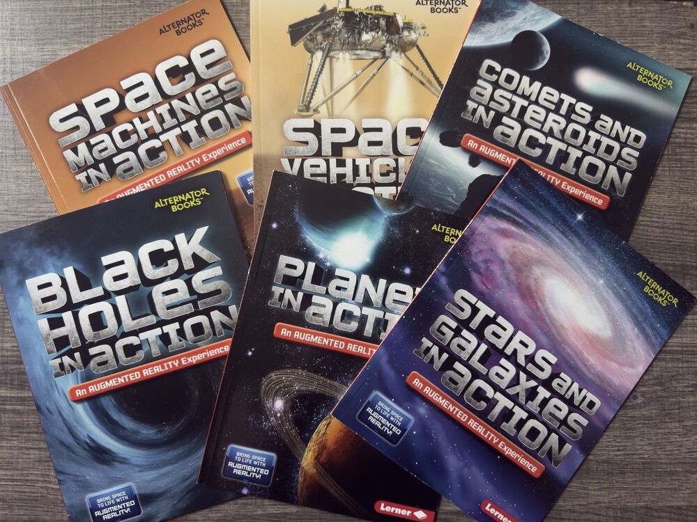 NOW 25% OFF Space In Action Augmented Reality Alternator Books Interactive W/App
